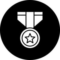 Heer Medaille Vektor Symbol Stil