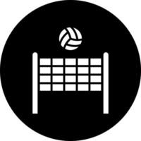 volleyboll netto vektor ikon stil