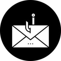 Email Phishing Vektor Symbol Stil