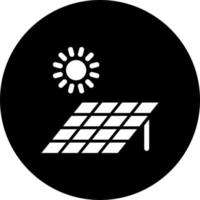 Solar- Leistung Vektor Symbol Stil