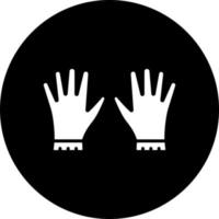 Hand Handschuhe Vektor Symbol Stil