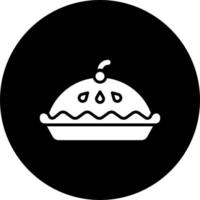 Apfel Kuchen Vektor Symbol Stil