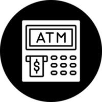 Geldautomat Vektor Symbol Stil
