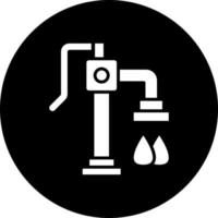 Wasser Pumpe Vektor Symbol Stil