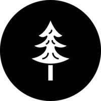 Kiefer Baum Vektor Symbol Stil