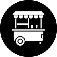 Popcorn Stall Vektor Symbol Stil