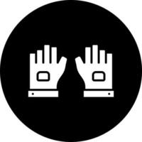 fingerlos Handschuhe Vektor Symbol Stil