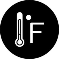 Fahrenheit Vektor Symbol Stil