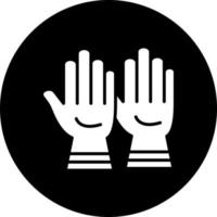 Arbeiten Handschuhe Vektor Symbol Stil