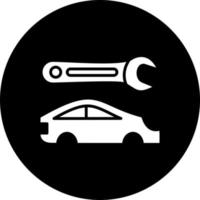 Auto Körper Reparatur Vektor Symbol Stil