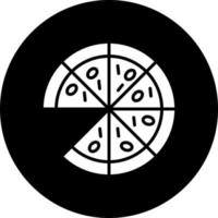 Pizza Vektor Symbol Stil