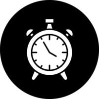 Alarm Uhr Vektor Symbol Stil