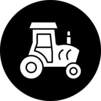 Traktor Vektor Symbol Stil