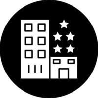 5 Star Hotel Vektor Symbol Stil