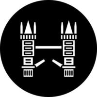 Turm Brücke Vektor Symbol Stil