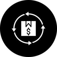 Produkt Wiederverkauf Vektor Symbol Stil