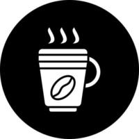 kaffe latte vektor ikon stil
