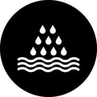 Ozean Regen Vektor Symbol Stil