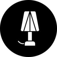 Lampe Vektor Symbol Stil