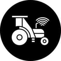 Clever Traktor Vektor Symbol Stil