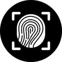 biometrisk vektor ikon stil