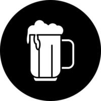 Bier Becher Vektor Symbol Stil