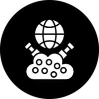 global Abfall Produktion Vektor Symbol Stil