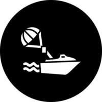 Parasailing Vektor Symbol Stil