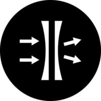 normal Index Linsen Vektor Symbol Stil