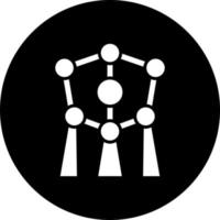 Atomium Vektor Symbol Stil