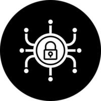Cyber Sicherheit Vektor Symbol Stil
