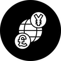 fremd Währung austauschen Vektor Symbol Stil