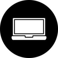 Laptop Vektor Symbol Stil