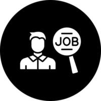 Job Suche Vektor Symbol Stil