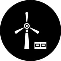 Wind Energie Vektor Symbol Stil