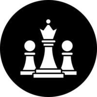 schack vektor ikon stil