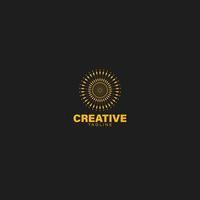 abstrakt geometrisch kreativ Marke Logo vektor