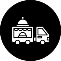 Essen LKW Gastronomie Vektor Symbol Stil