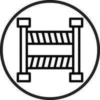 Barriere Vektor Symbol Stil