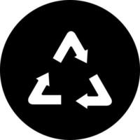 recyceln Behälter Vektor Symbol Stil