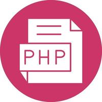 Vektor Design php Symbol Stil