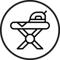 Eisen Tabelle Vektor Symbol Stil