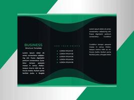 modern Geschäft dreifach Broschüre Vorlage Design vektor