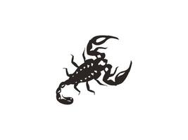 scorpion illustration på isolerat bakgrund vektor