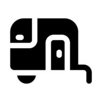 Wohnwagen Symbol zum Ihre Webseite, Handy, Mobiltelefon, Präsentation, und Logo Design. vektor