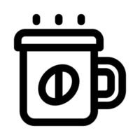 Tasse Symbol zum Ihre Webseite, Handy, Mobiltelefon, Präsentation, und Logo Design. vektor