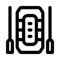 Rafting Symbol zum Ihre Webseite, Handy, Mobiltelefon, Präsentation, und Logo Design. vektor