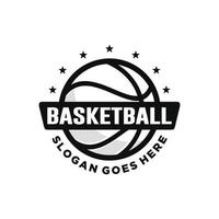 basketboll logotyp design vektor