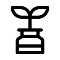 Vase-Symbol für Ihre Website, Ihr Handy, Ihre Präsentation und Ihr Logo-Design. vektor