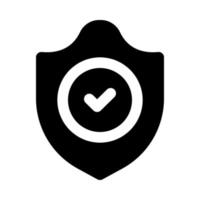 Schutz Symbol zum Ihre Webseite, Handy, Mobiltelefon, Präsentation, und Logo Design. vektor